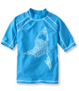 Boys Beansport Graphic Surf Shirt, Short Sleeve Shark Little Boys