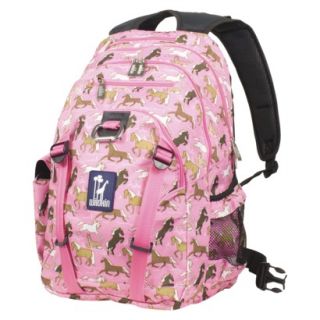 Wildkin Horses Serious Backpack   Pink