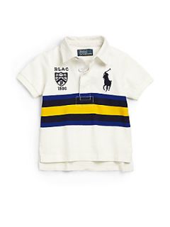 Ralph Lauren Infants Rugby Polo Shirt   White