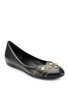 Beacon Studded Leather Ballet Flats