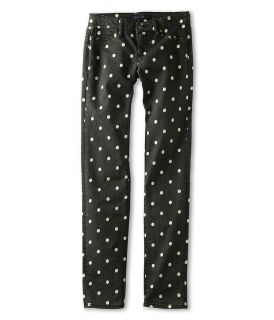 Juicy Couture Kids Pop Dot Skinny Pant Girls Jeans (Black)