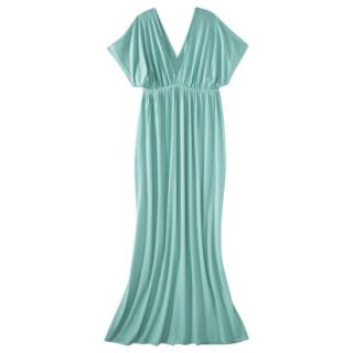 Merona Womens Knit Kimono Maxi Dress   Sunglow Green   XS