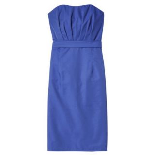 TEVOLIO Womens Plus Size Taffeta Strapless Dress   Athens Blue   28W