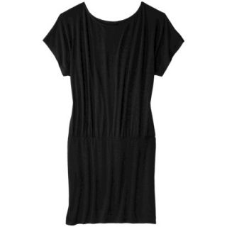 Mossimo Supply Co. Juniors Plus Size Short Sleeve Knit Dress   Black 2