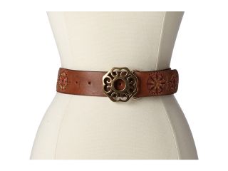 Lucky Brand Lalita Embroidered Belt Womens Belts (Brown)