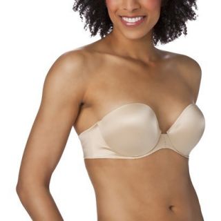 Self Expressions By Maidenform 2X Sexy Push Up Strapless Bra   Latte Lift 32B