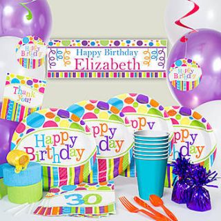 Bright And Bold 30Th Birthday Ultimate Party Pack