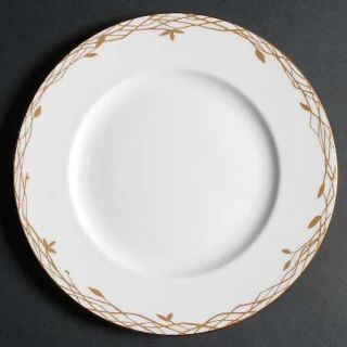 Lenox China Primrose Hill Dinner Plate, Fine China Dinnerware   Kate Spade,Gold