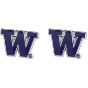 Washington Huskies AMINCO INC. Logo Post Earrings