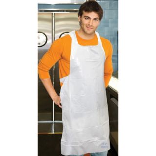 Royal Poly Apron, White, 28w X 46l