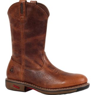 Rocky Ride 11In. Waterproof Western Boot   Palomino, Size 9, Model# 4181
