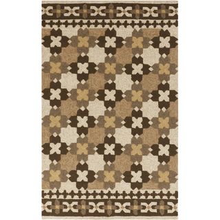 Hand hooked Moroccan Parsnip Indoor/outdoor Rug (8 X 106)