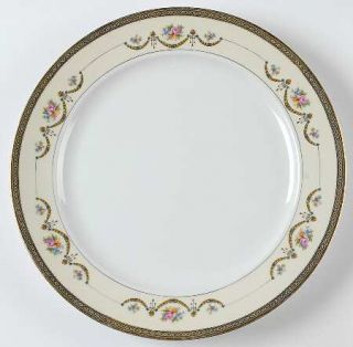 Noritake Marigold 12 Chop Plate/Round Platter, Fine China Dinnerware   Blue,Yel
