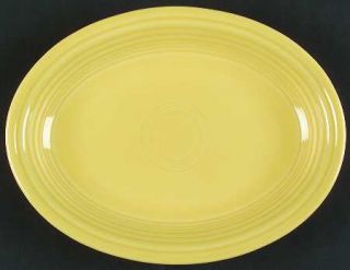 Homer Laughlin  Fiesta Sunflower (Newer) 11 Oval Serving Platter, Fine China Di