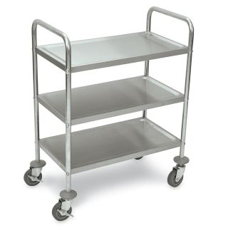 Relius Solutions Type 304 Stainless Steel Carts   26Wx16D Shelves