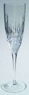 Rogaska Vogue Fluted Champagne   Cut Vertical & Crosshatch Design On Bowl