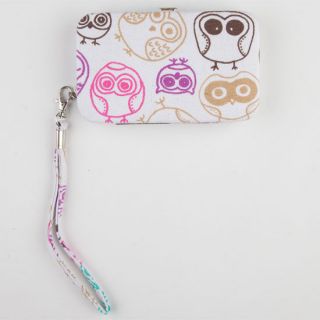 Owl Print Cell Phone Wallet Natural One Size For Women 210741423
