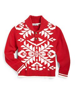 Hartstrings Toddlers & Little Boys Snowflake Sweater   Red