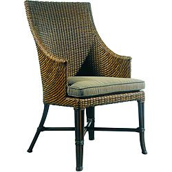 Outdoor Palm Beach Dining Chair (NaturalMaterials VinylFinish EspressoCushions Included Weather Resistant UV Protection Dimensions 40 inches high x 25 inches wide x 22 inches deep Weight 27.8 pounds )