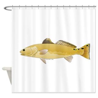  Redfish Red Drum fish Shower Curtain  Use code FREECART at Checkout