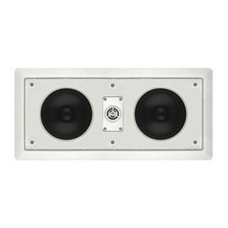 Leviton AEI55 Architectural Edition by JBL Dual 5Inch Woofer TwoWay InWall Center Channel Loudspeaker White