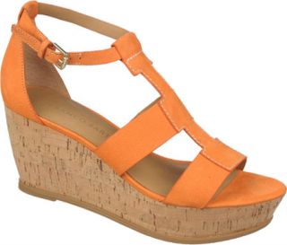 Womens Franco Sarto Falco   Orange L.Nubuck Leather Casual Shoes