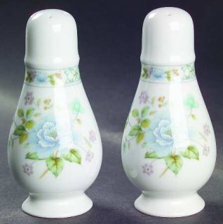 Noritake Angel DAmour Salt & Pepper Set, Fine China Dinnerware   Ireland, Blue