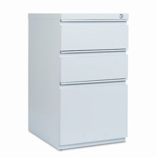 Alera 19.25 Three Drawer Mobile Pedestal File with Full Length Pull ALEPB532