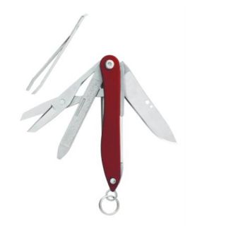 Leatherman 831211 Style Keychain MultiTool with Scissors 5 Tools Red