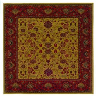 Everest Tabriz/harvest Gold 710 Square Rug (Deep Golden CamelSecondary colors Black, Dark Paprika & SagePattern FloralTip We recommend the use of a non skid pad to keep the rug in place on smooth surfaces.All rug sizes are approximate. Due to the diffe