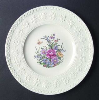 Wedgwood Tintern Dinner Plate, Fine China Dinnerware   Wellesley, Floral Center