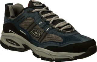 Mens Skechers Vigor 2.0   Navy/Gray Fashion Sneakers