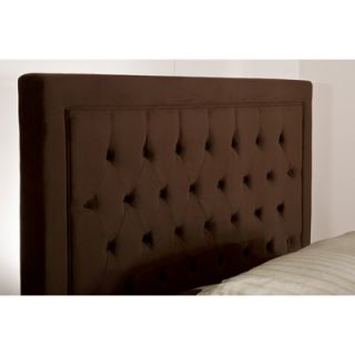 Hillsdale Kaylie Upholstered Headboard HF6172 Size Queen, Finish Chocolate