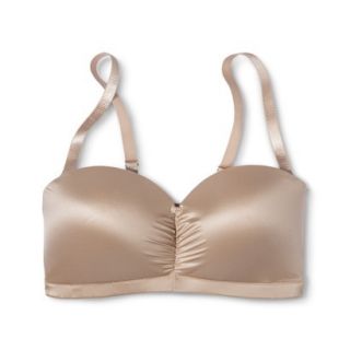 Self Expressions by Maidenform Womens Full Support Bandeau Bra 5053   Beige 40
