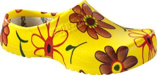 Birkenstock Super Birki   Yellow Flower Casual Shoes