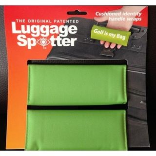 Original Patented Lime Green Luggage Spotter (set Of 2) (PinkMaterials 600 denier polyesterDimensions 6 inches x 5.5 inches )