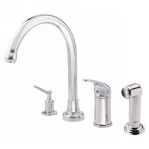 Danze D409012 Melrose  Single Handle Kitchen Faucet With Side Spray