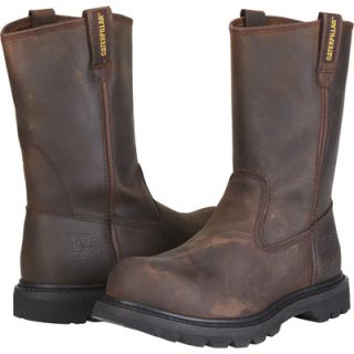 CAT Steel Toe Revolver Wellington Boot   Dark Brown, Size 11 Wide, Model# P89516