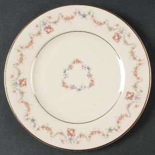 Syracuse Arcadia Salad Plate, Fine China Dinnerware   Old Ivory, Floral   Swags,