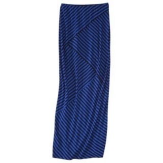 Mossimo Womens Pieced Maxi Skirt   Athens Blue L