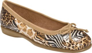 Womens Aerosoles Teashop   Safari Print Ornamented Shoes