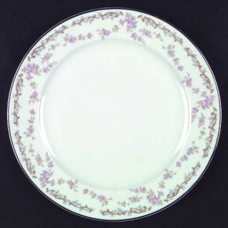 Halsey Rose Chintz Dinner Plate, Fine China Dinnerware   Pink Floral