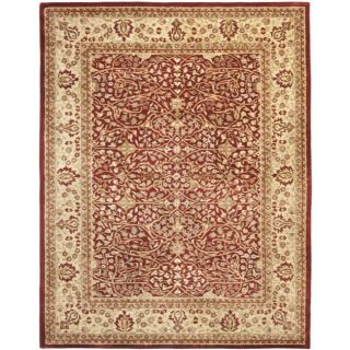 Handmade Persian Legend Rust/ Beige Wool Rug (96 X 136)