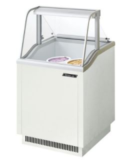 Turbo Air 26 in Dipping Cabinet Holds (4) 3 Gallon Cans, White
