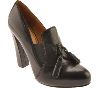 Womens Nine West Dewdrop   Black Leather Ornamented Shoes