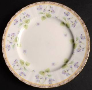 Mikasa French Violets Bread & Butter Plate, Fine China Dinnerware   Lavender Flo