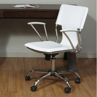 Ave Six Mid Back Avenue 6 Dorado Office Chair DOR26 Fabric White