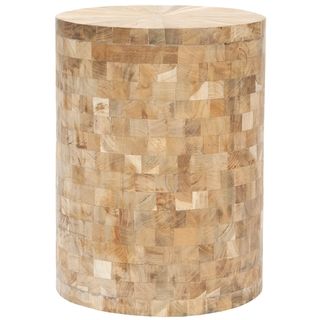 Safavieh Bali Javanese Teak Stool (Light TeakMaterials Teak Wood and BirchwoodFinish Light TeakDimensions 15.5 inches high x 12 inches wide x 12 inches deepNumber of boxes this will ship in 1Item arrives fully assembled )