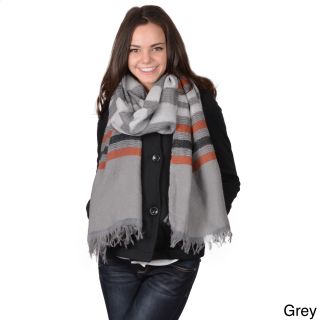 Journee Collection Womens Multi color Striped Scarf