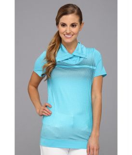 Nike Golf Convertible Top Womens Short Sleeve Pullover (Blue)